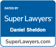 Super Lawyers Daniel Sheldon badge